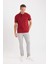 Yazlık Chino Kanvas Dokulu Pantolon Slim Fit Dar Kesim Cepli Dar Paça T1055AZ25SP 4