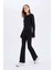 Coool Flare Fit Esnek Belli İspanyol Paça Ribana Pantolon E0628AX25SP 4