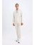 Fit Sporcu Jogger Eşofman Altı Slim Fit Dar Kesim Standart Paça Beli Paçası Lastikli D6831AX24AU 4