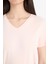 Slim Fit Dar Kesim V Yaka Basic Düz Ribana Kısa Kollu Tişört I1080AZ25SP 4