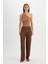 Regular Fit Beli Lastikli Basic Düz Bürümcük Pantolon D4415AX24SM 2