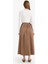 A Kesim Esnek Belli Poplin Maxi Tesettür Etek E7453AX25SM 5