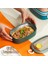 Posima 3114-2 Stainless Steel Vakumlu Lunch Box Tek Katlı Paslanmaz Çelik Kilitlenir Kendinden Kaşıklı Sefer Tası Yemek Termosu – 750ML Yeşil 2