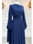 Feza Abiye Elbise Lacivert 3