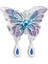 Mavi Morpho Kelebek Charm, 925 Ayar Gümüş 1
