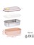 Posima 3114 Stainless Steel Vakumlu Lunch Box Tek Katlı Paslanmaz Çelik Kolay Kilitlenir Kendinden Kaşıklı Sefer Tası – 750ML Pembe 4