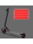 Ön Arka Jant Kapağı Koruyucu Kabuk Yansıtıcı Etiket Ninebot Max G30 Scooter Aksesuarları 4 Adet, Kırmızı (Yurt Dışından) 5