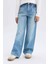 Kız Çocuk Wide Leg Geniş Paça Jean Pantolon D9157A825SP 1