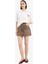 Coool Leopar Desenli Normal Bel Gabardin Mini Etek E4398AX25SP 2