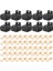 Araba Oto 30A-80A Röle Braketi Terminal Kutusu Tutucu Röle Tabanı Tutucu 5 Pin Soket ile 50 Adet 6.3mm Terminalleri Araba Için (Yurt Dışından) 1