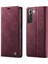 Galaxy S21 Plus Darbeye Dayanıklı Kickstand Için Retro Deri Cüzdan Kılıf (Yurt Dışından) 4