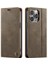 IPhone 13 Pro Ayarlanabilir Kickstand Rfıd Için Retro Deri Cüzdan Kılıf (Yurt Dışından) 1
