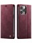 IPhone 13 Pro Ayarlanabilir Kickstand Rfıd Için Retro Deri Cüzdan Kılıf (Yurt Dışından) 1