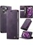 IPhone 13 Pro Ayarlanabilir Kickstand Rfıd Için Retro Deri Cüzdan Kılıf (Yurt Dışından) 5