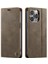 IPhone 15 Pro Ayarlanabilir Kickstand Rfıd Için Retro Deri Cüzdan Kılıf (Yurt Dışından) 3