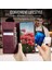IPhone 15 Pro Ayarlanabilir Kickstand Rfıd Için Retro Deri Cüzdan Kılıf (Yurt Dışından) 4