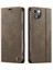 IPhone 13 Darbeye Dayanıklı Koruma Için Retro Deri Cüzdan Kılıf Ayarlanabilir (Yurt Dışından) 5