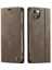 Retro Deri Cüzdan Kılıf IPhone 13 Mini Darbeye Koruma Rfıd (Yurt Dışından) 4
