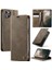 IPhone 14 Rfıd Engelleme Ayarlanabilir Kickstand Için Retro Deri Cüzdan Kılıf (Yurt Dışından) 1