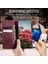 IPhone 14 Rfıd Engelleme Ayarlanabilir Kickstand Için Retro Deri Cüzdan Kılıf (Yurt Dışından) 2