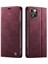 IPhone 14 Rfıd Engelleme Ayarlanabilir Kickstand Için Retro Deri Cüzdan Kılıf (Yurt Dışından) 4