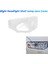 Mitsubishi Pajero Sport 2013-2015 Için Araba Ön Far Mercek Kabuğu Abajur Şeffaf Far Maskeleri Toz Kapağı A (Yurt Dışından) 4