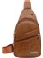 Pu Mens Macera Sling Sırt Çantası - Telefon Şarj Kulaklık Erişimi ile Ferah Çok Yönlü - Seyahat, Spor, Campingcolor Için Ideal: Kahverengi (Yurt Dışından) 1