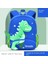 Sevimli Dinozor Anti-Lost Anaokulu Sırt Çantası Çocuklar Için 3-6 Yaşında Birinci Sınıf Çantası Bebek Hediyesi Güvenlik ile Featurecolor: Skybluegreen (Yurt Dışından) 1