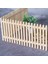 1/12 Dollhouse Çit Ahşap Dekoratif Çit Dıy Dollhouse Peri Bahçe Uzun Kapı Dekorasyonu (Yurt Dışından) 2