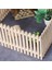 1/12 Dollhouse Çit Ahşap Dekoratif Çit Dıy Dollhouse Peri Bahçe Uzun Kapı Dekorasyonu (Yurt Dışından) 3