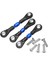3 Adet Metal Direksiyon Rot Bağlantı Çubuğu Tamiya TT02 TT02T 1/10 Rc Araba Parçaları Aksesuarları, Mavi (Yurt Dışından) 1