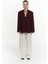 Volda Yaka Detay Bordo Blazer 3