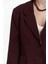 Volda Yaka Detay Bordo Blazer 7