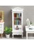 1/12 Dollhouse Minyatür Mobilya Dolabı Ahşap Tek Kapı Kitaplık Vitrin Dollhouse Mutfak Yemek Için (Yurt Dışından) 5