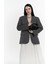 Volda Yaka Detay Antrasit Blazer 2