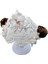 Çocuk Küçük Kıvırcık Peruk Dantel Saç Bandı Headdress Saç Filesi Seti (Yurt Dışından) 1