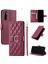 Realme 6 Bilek Kayışı Koruyucu Pu Deri Manyetik Kart Için Flip Case (Yurt Dışından) 5