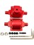 Metal Ön Arka Şanzıman Muhafazası Şanzıman Kapağı Haıboxıng Hbx 2098B 1/24 Rc Araba Yükseltme Parçaları Aksesuarları, Siyah (Yurt Dışından) 1