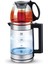 Cam Çay Makinesi Kettle - Su Isıtıcı (Demlik Filtreli ve LED Işıklı) 1