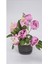 Lila Şakayık Gülü Yıldız Aranjmanli 27 cm Gül Buketi Ev Dekor Saksı Süsü 2
