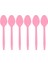 8 Adet Kaşık Disney Minnie Mouse Parti Malzemeleri Pembe Minnie Parti Balonları Kek Süslemeleri Bebek Duş Çocuk Doğum Günü Tek Kullanımlık Sofra Takımı (Yurt Dışından) 1