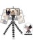 WK033-2 Mini Ahtapot Tripod Tutucu Akıllı Telefon Spor Kamera Klipsli Standı Cep Telefonu Tripod Dslr Kameralar Için Gorillapod Gopro iPhone (Yurt Dışından) 3