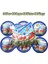 BPQ-60PCS Süper Kanatları Doğum Günü Partisi Süslemeleri Karikatür Uçak Tek Kullanımlık Sofra Plaka Bebek Duş Ev Dekorasyon Oyuncaklar Parti Malzemeleri (Yurt Dışından) 1