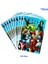Dragon-6 Adet Disney Avengers Süper Kahraman Mutlu Doğum Günü Partisi Balon Dekorasyon Tek Kullanımlık Sofra Plaka Bardak Bebek Duş Malzemeleri (Yurt Dışından) 4