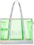 Şeffaf Yeşil Kadın Plaj Çantası Beach First 1