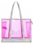 Şeffaf Pembe Kadın Plaj Çantası Beach First 1