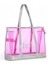 Şeffaf Pembe Kadın Plaj Çantası Beach First 2