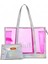 Şeffaf Pembe Kadın Plaj Çantası Beach First 4