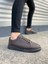 JY0535 Prime Bağcıklı Cilt Erkek Günlük Sneaker Ayakkabı Cst - Kahverengi 1