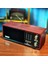 Midi Boy Retro Tasarımlı Bluetooth Radyo – Am/fm/sw, Usb/tf Kart Girişi, Aux, Ac Güç, Şarjlı Pil Desteği, Taşınabilir Çok Fonksiyonlu Hoparlör J13BT (J13BT - Bordo) 3